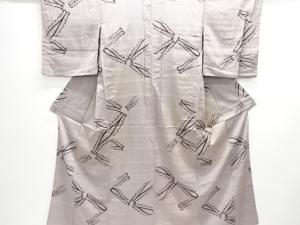 アンティーク　紋錦紗小葵模様単衣着物